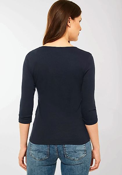 STREET ONE 3/4-Arm-Shirt "Style Pania", mit extra Futter an der Vorderseite günstig online kaufen