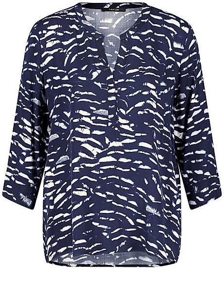 Taifun Klassische Bluse 3/4 Arm Bluse mit V-Ausschnitt günstig online kaufen