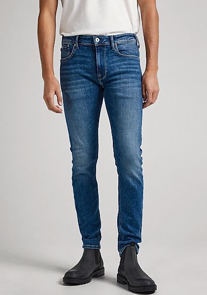 Pepe Jeans Slim-fit-Jeans "FINSBURY" Baumwoll-Stretch günstig online kaufen