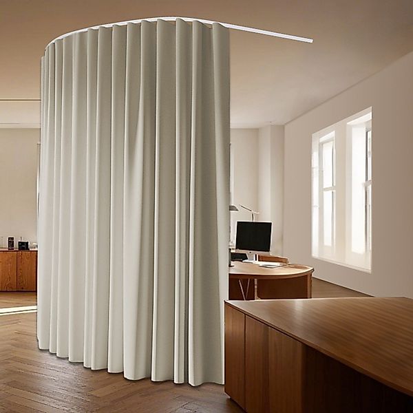 Jibenhome Gardine Raumteiler Vorhang,Verdunkelungsvorhang mit Schiene, günstig online kaufen
