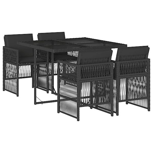 vidaXL Garten-Essgruppe 5-tlg. Garten-Essgruppe mit Kissen günstig online kaufen