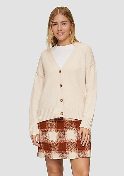 s.Oliver Cardigan Strickjacke Strickjacke mit Ziernähten günstig online kaufen