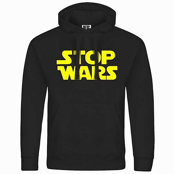 deinshirt Kapuzenpullover Herren Kapuzenpullover Stop Wars Mit Print Motiv, günstig online kaufen