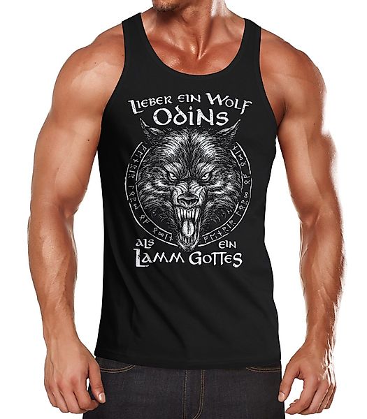 Neverless Tanktop Herren Tank-Top Lieber ein günstig online kaufen