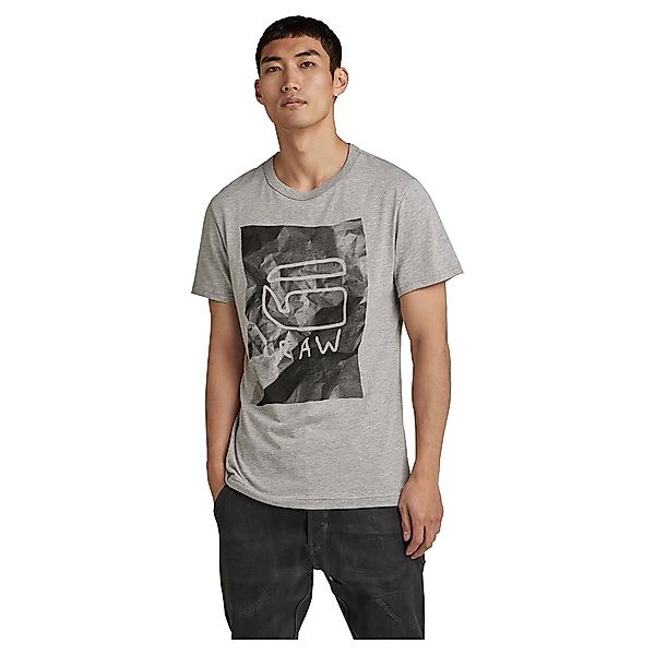G-star Graphic 9 Kurzarm Rundhalsausschnitt T-shirt L Grey Heather günstig online kaufen