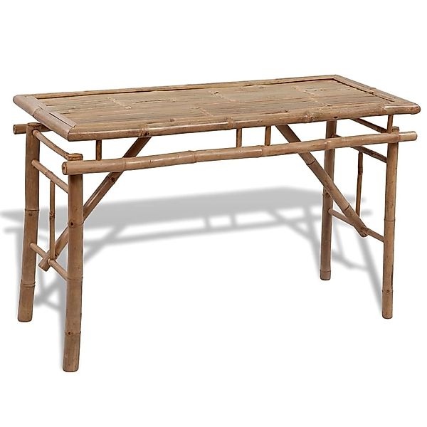 vidaXL Biertisch mit 2 Bänken 100 cm Bambus günstig online kaufen