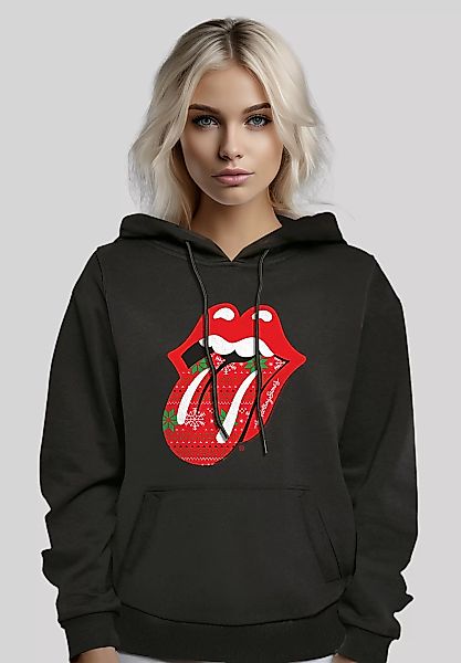 F4NT4STIC Kapuzenpullover "The Rolling Stones Weihnachtsn Christmas Zunge", günstig online kaufen