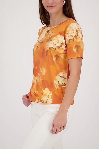 Monari T-Shirt Blume allover Regular fit mit Blumenmuster günstig online kaufen
