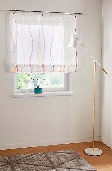 my home Raffrollo Dimona, mit Klettschiene, günstig online kaufen