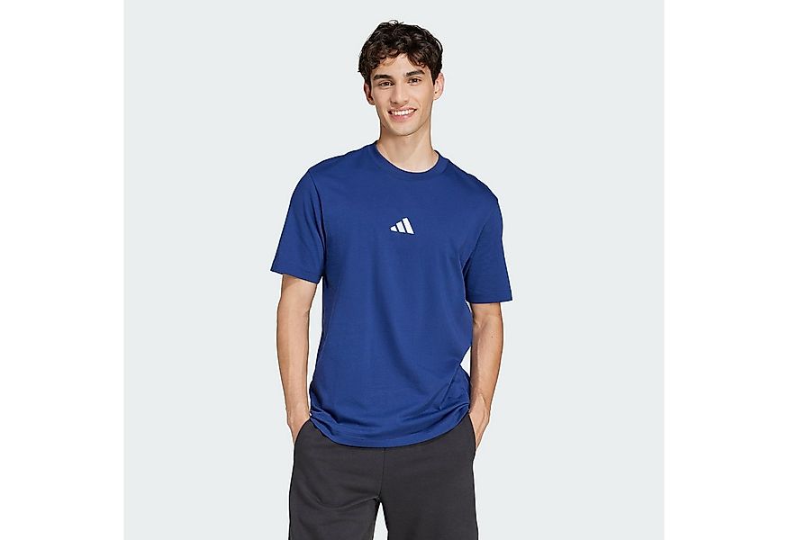 adidas Sportswear Poloshirt ESSENTIALS SMALL LOGO SINGLE JERSEY T-SHIRT (1- günstig online kaufen