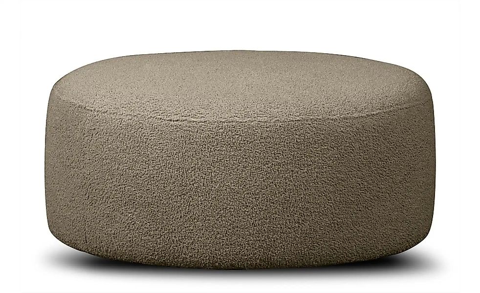 KONSIMO Hocker   ¦ braun ¦ Maße (cm): B: 80 H: 36  Ø: 80 Polstermöbel > Hoc günstig online kaufen