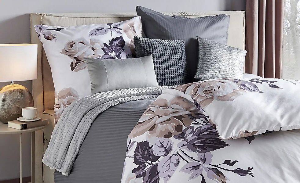 como Flanell Fleecedecke  Lexi ¦ grau ¦ Synthetik ¦ Maße (cm): B: 150 Dekok günstig online kaufen