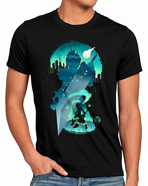 style3 Print-Shirt Herren T-Shirt Avalanche Cityscape final fantasy 7 VII c günstig online kaufen