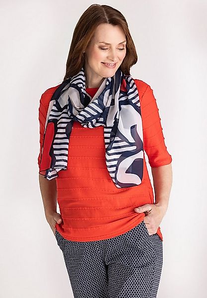 FRANK WALDER Halstuch mit Streifen-Print günstig online kaufen