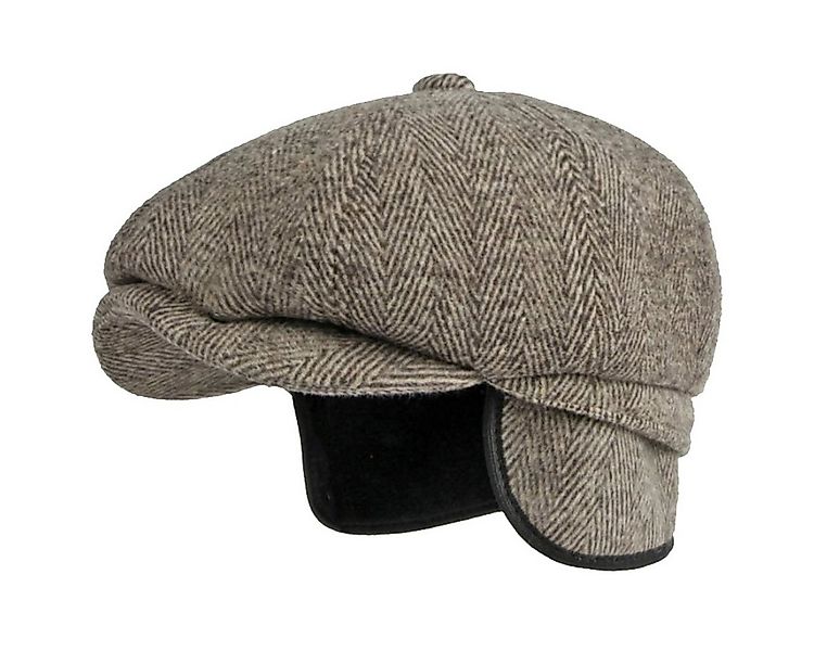 Sporty Flat Cap Winter Flat Cap Schirmmütze mit Ohrenklappen Herren Schiebe günstig online kaufen