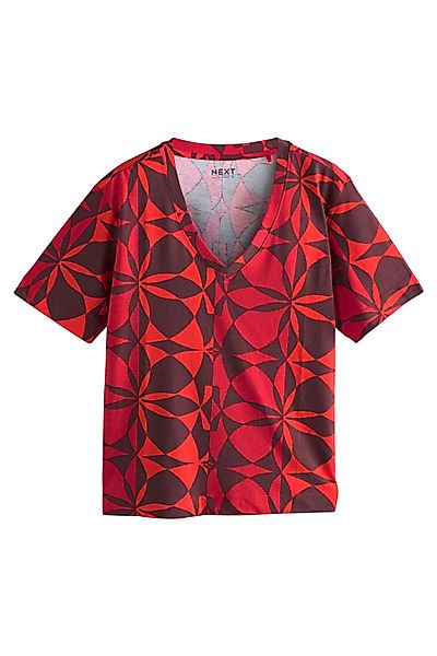Next V-Shirt T-Shirt mit V-Ausschnitt aus günstig online kaufen