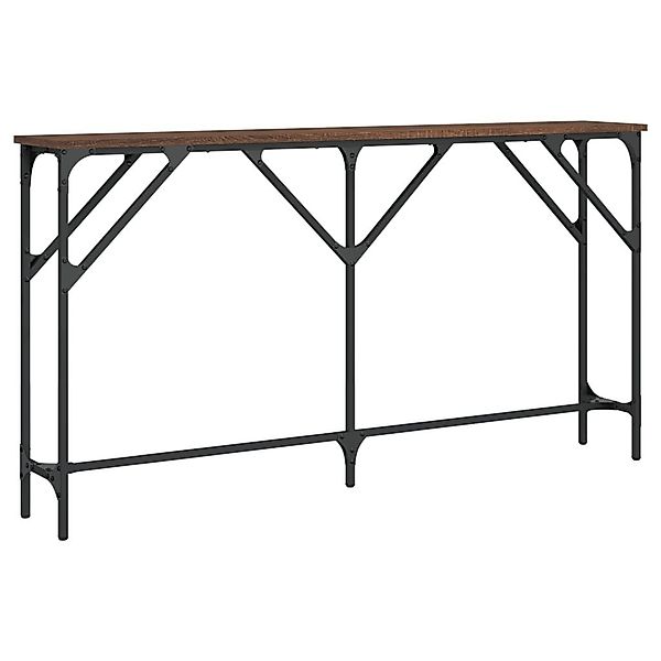 vidaXL Beistelltisch Konsolentisch Braun Eichen-Optik 140x23x75 günstig online kaufen