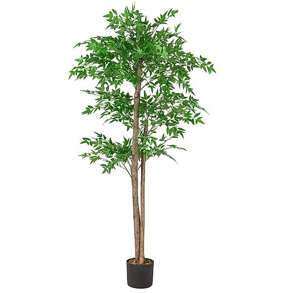 Kunstbaum Bambusbaum, COSTWAY, Höhe 150 cm, günstig online kaufen