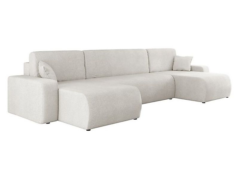 MIRJAN24 Ecksofa Piano U, mit Schlaffunktion und Bettkasten, U-Form, 312x14 günstig online kaufen