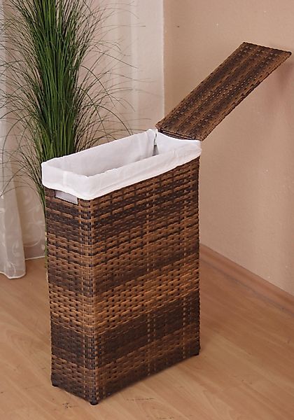 my home Wäschekorb Wäschebox mit Stoffeinsatz günstig online kaufen