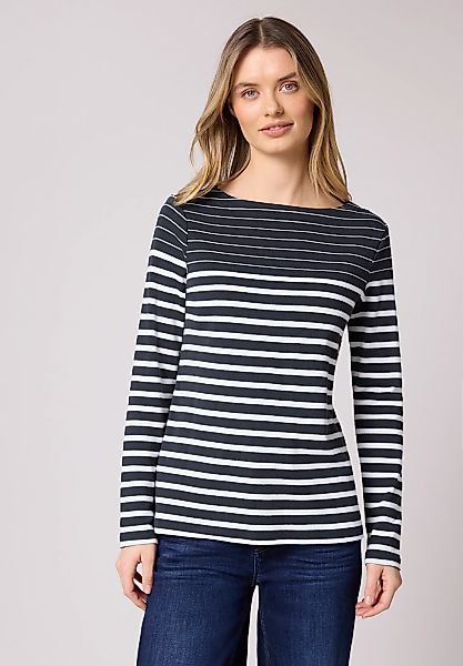 STREET ONE 3/4-Arm-Shirt aus reiner Baumwolle günstig online kaufen