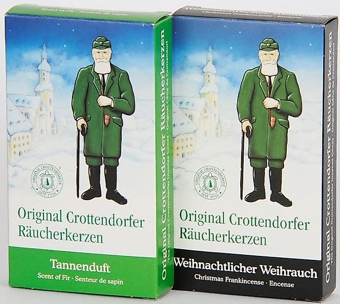 Crottendorfer Duftkerze 2 Päckchen Räucherkerzen- Weihrauch, Tanne günstig online kaufen