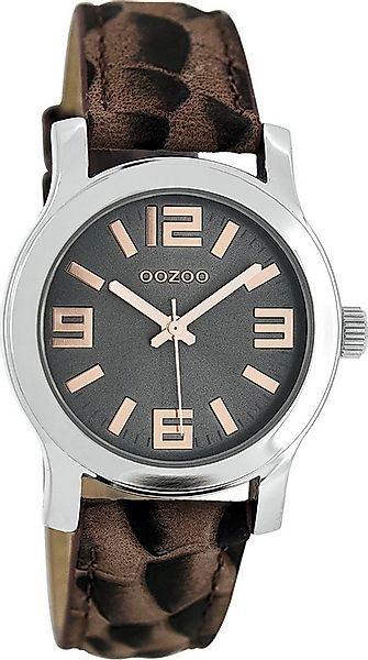 OOZOO Quarzuhr Oozoo Damen Armbanduhr braun Analog, (Analoguhr), Damenuhr r günstig online kaufen