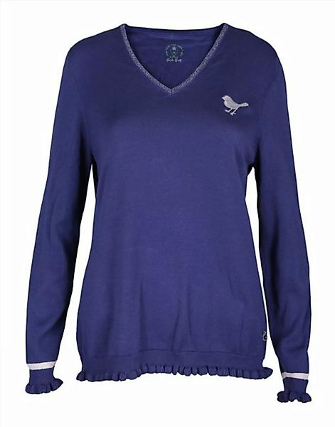 girls golf Trainingspullover Girls Golf Pullover 'Basic Ruffle' Navy Damen günstig online kaufen