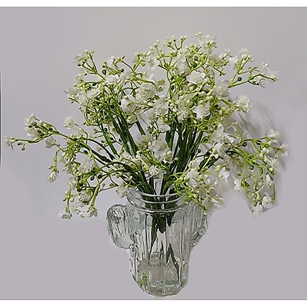 Kunstblume Künstlicher Frühlingsstrauß in Vase Flora günstig online kaufen