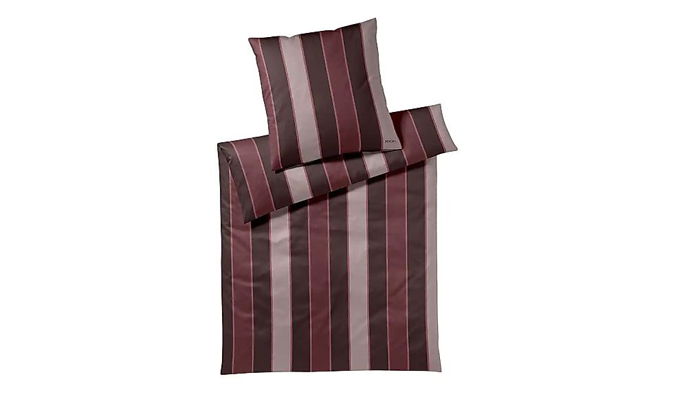 JOOP! Mako-Satin Bettwäsche  Stripes ¦ rot ¦ Maße (cm): B: 135 Bettwaren > günstig online kaufen