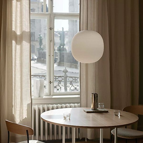 New Works - Lantern Pendelleuchte L - weiß/matt/H 40cm / Ø 40cm günstig online kaufen