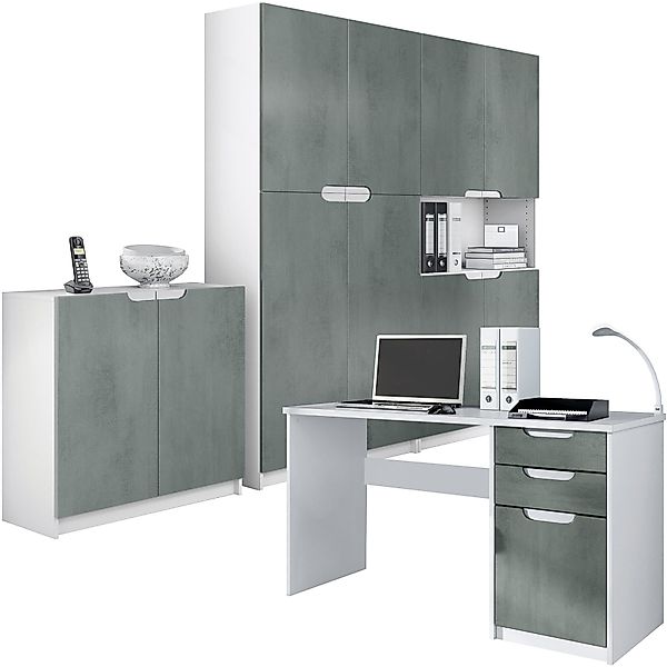 Vladon Aktenschrank Logan (Büromöbel-Set, mit 1 günstig online kaufen
