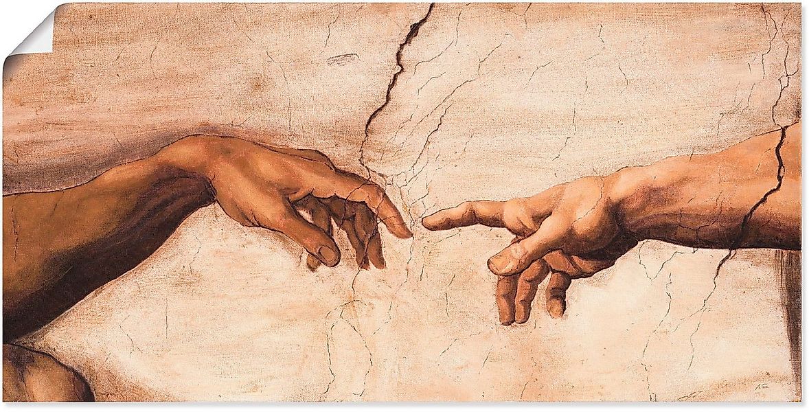 Artland Wandbild Hände, Religion (1 St), als Alubild, Leinwandbild, Poster günstig online kaufen