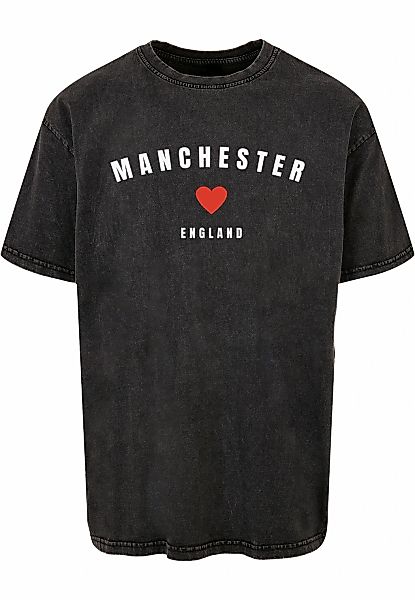 Merchcode T-Shirt "Merchcode Herren Manchester X Acid Washed Heavy Oversize günstig online kaufen