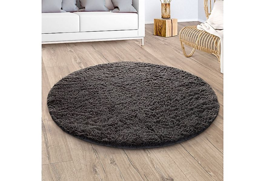 KADIMA DESIGN Teppich waschbar Unifarben Schlafzimmer Hochflor Teppich Shag günstig online kaufen