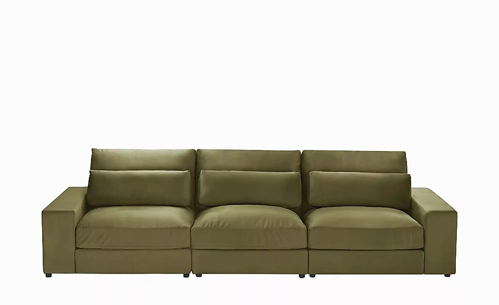 3 Sitzer Sofa  Branna ¦ grün ¦ Maße (cm): B: 322 H: 88 T: 120.0 Polstermöbe günstig online kaufen