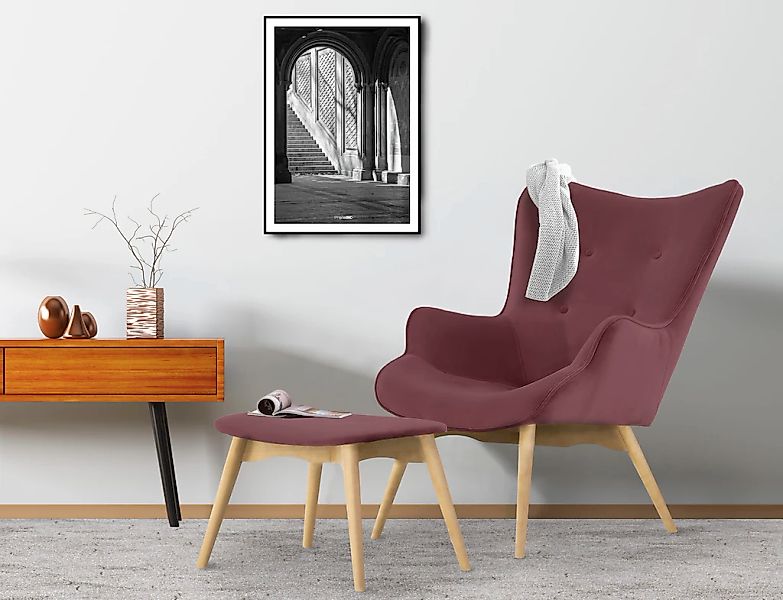 Home affaire Sessel "Egense" wahlweise mit oder ohne Hocker günstig online kaufen