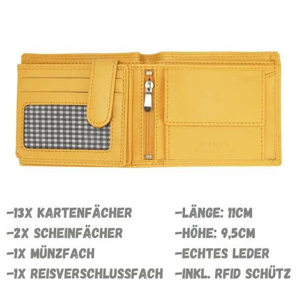 Manza Geldbörse Geldbeutel Herren Börse Echtes günstig online kaufen