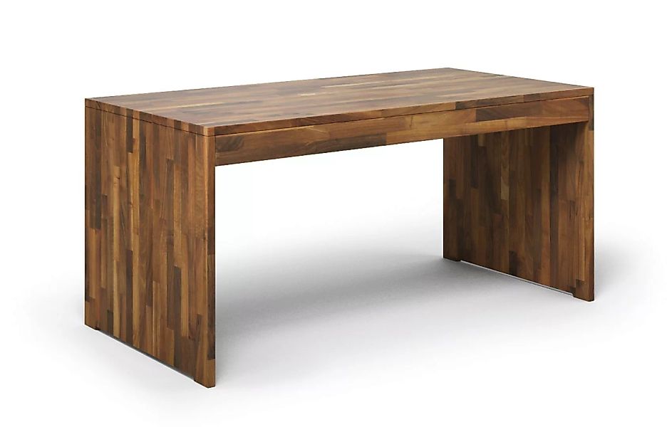 Schreibtisch Sanda aus Nussbaum günstig online kaufen