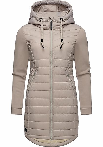 Ragwear Steppmantel "Lucinda Long" Mantel aus modernem Materialmix mit Kapu günstig online kaufen