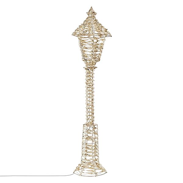 ECD Germany LED-Weihnachtslaterne 150 cm Alt-Gold mit LED-Beleuchtung günstig online kaufen