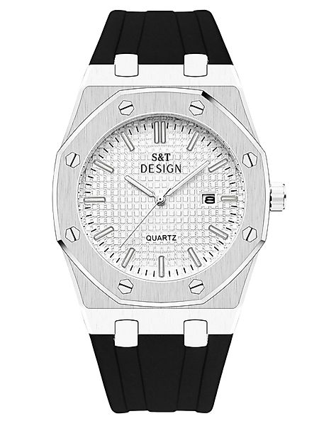 S&T Design Quarzuhr Herren Uhr Edelstahl günstig online kaufen
