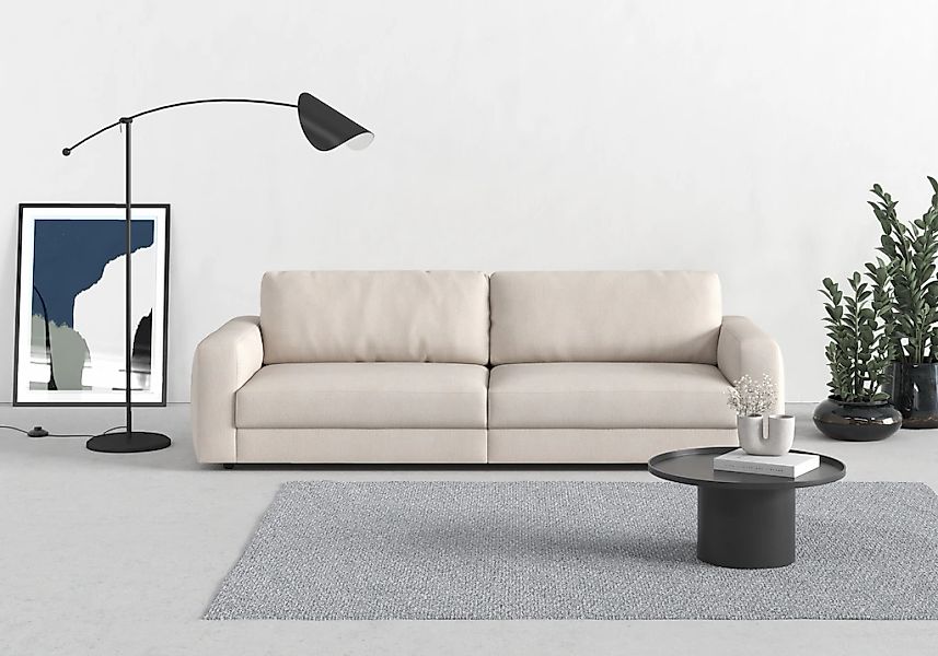 TRENDMANUFAKTUR Big-Sofa "Bourbon" extra tiefe Sitzfläche, wahlweise mit Si günstig online kaufen
