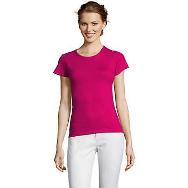 Sols  T-Shirt Miss camiseta manga corta mujer-100% algodón semi-peinado günstig online kaufen