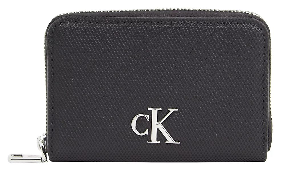 Calvin Klein Jeans Geldbörse "MINIMAL MONOGRAM M ZIP AROUND T", (1 tlg.) günstig online kaufen