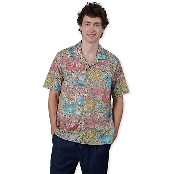 Brava Fabrics  Hemdbluse Where is Wally Fairground Shirt - Multicolor günstig online kaufen