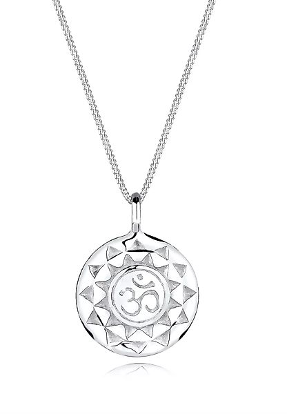 Elli Kette mit Anhänger "Yoga Mantra Om Symbol Talisman 925 Silber" günstig online kaufen