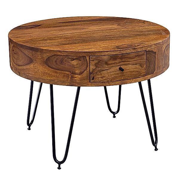 Wohnling Couchtisch WL5.958 (Massivholz / Metall günstig online kaufen