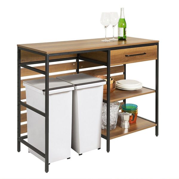 SoBuy Kücheninsel Sideboard Kommode Küchenschrank Flurschrank Vintage FSB71 günstig online kaufen