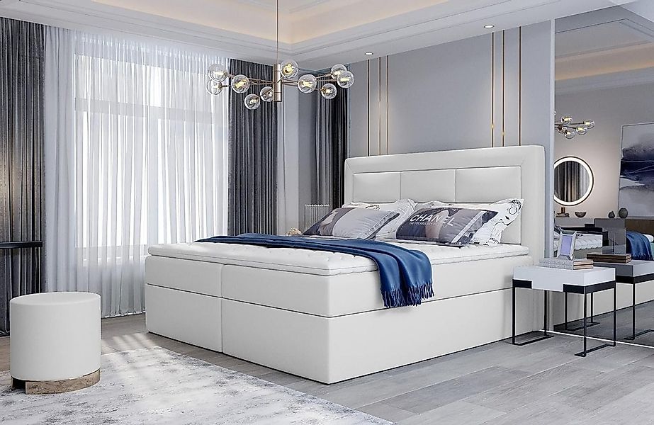 Best for Home Boxspringbett mit Bettkasten Vivre Bonellfederkern inkl. 4 cm günstig online kaufen